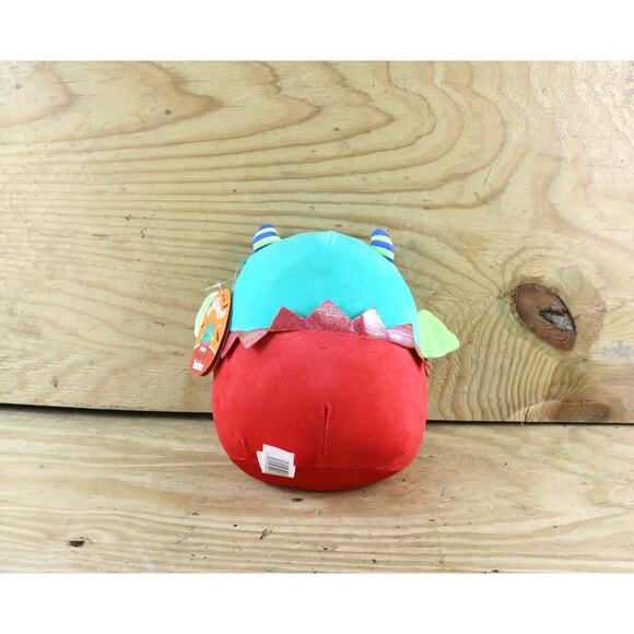 Squishmallow Plush 8" Twizzler Zelic Monster Bat Multicolor Kelly toy 2022 - Picture 2 of 4